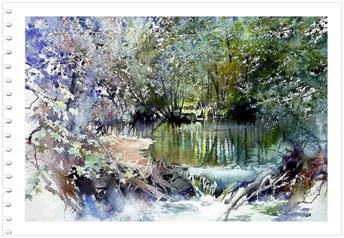 如梦如景--美国画家NitaEngle水彩画