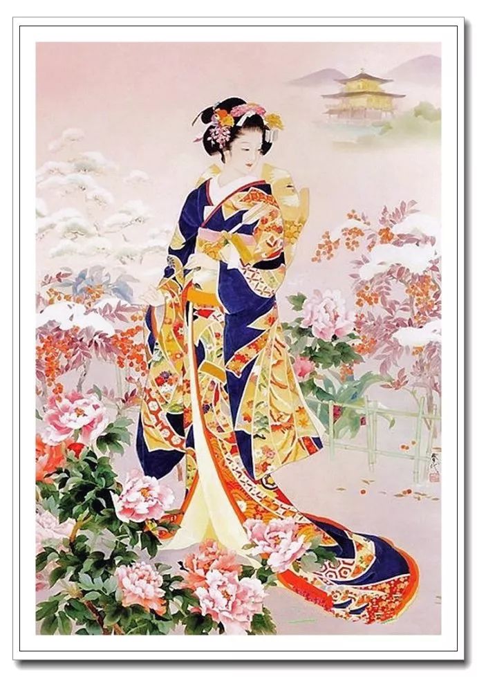 《美人绘》--森田春代日本仕女画 《美人绘》--日本画家森田春代日本仕女画作品赏析