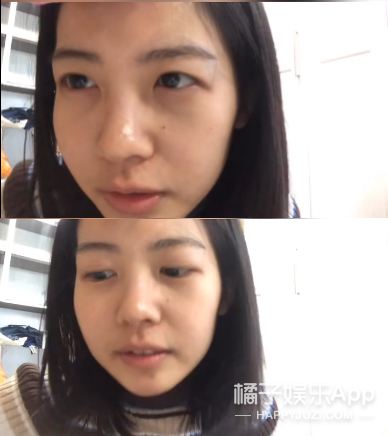 她发这张素颜照经过公司同意没？