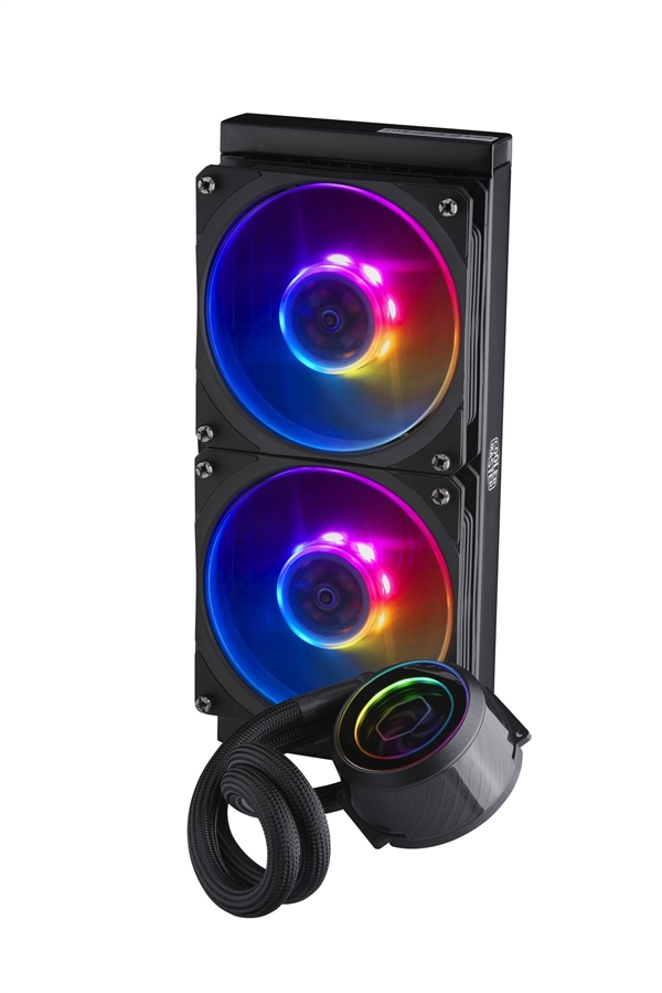 酷冷发布冰神P240 ARGB水冷散热器 支持250W TR4处理器