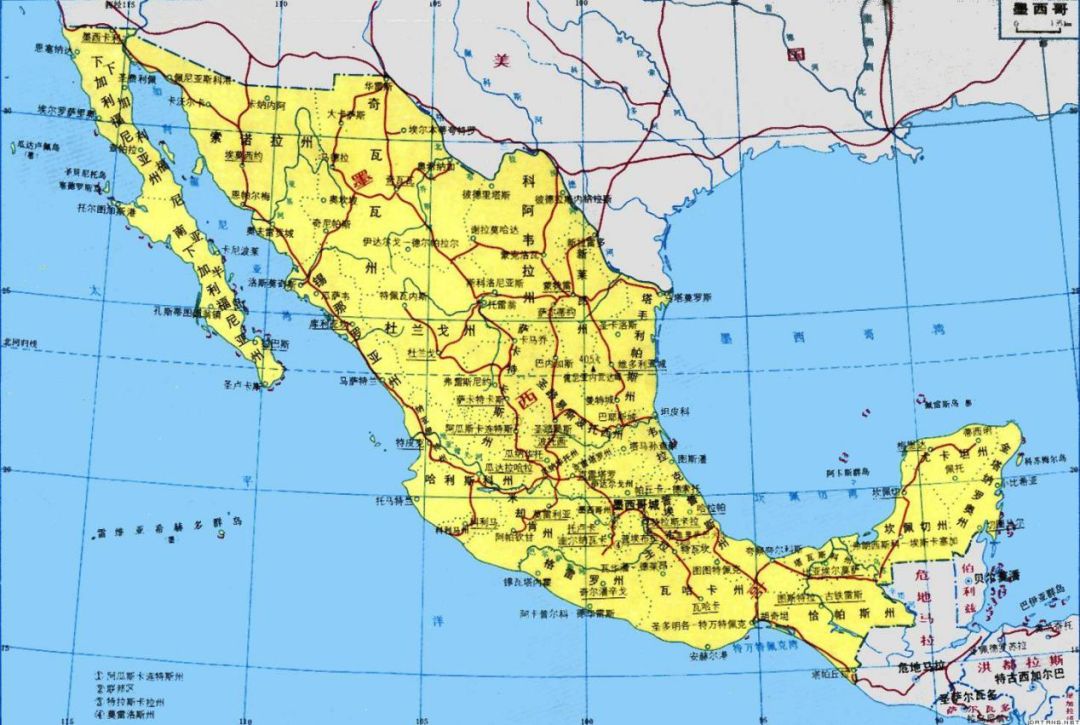 作为与美国接壤的国家,墨西哥地理位置优越.