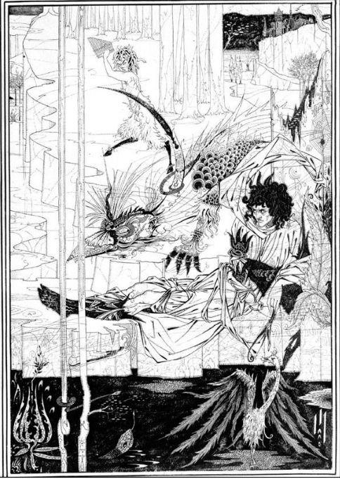 他的画只有黑白,被鲁迅形容为“恶魔之美”,自学绘画成为一代插画大师