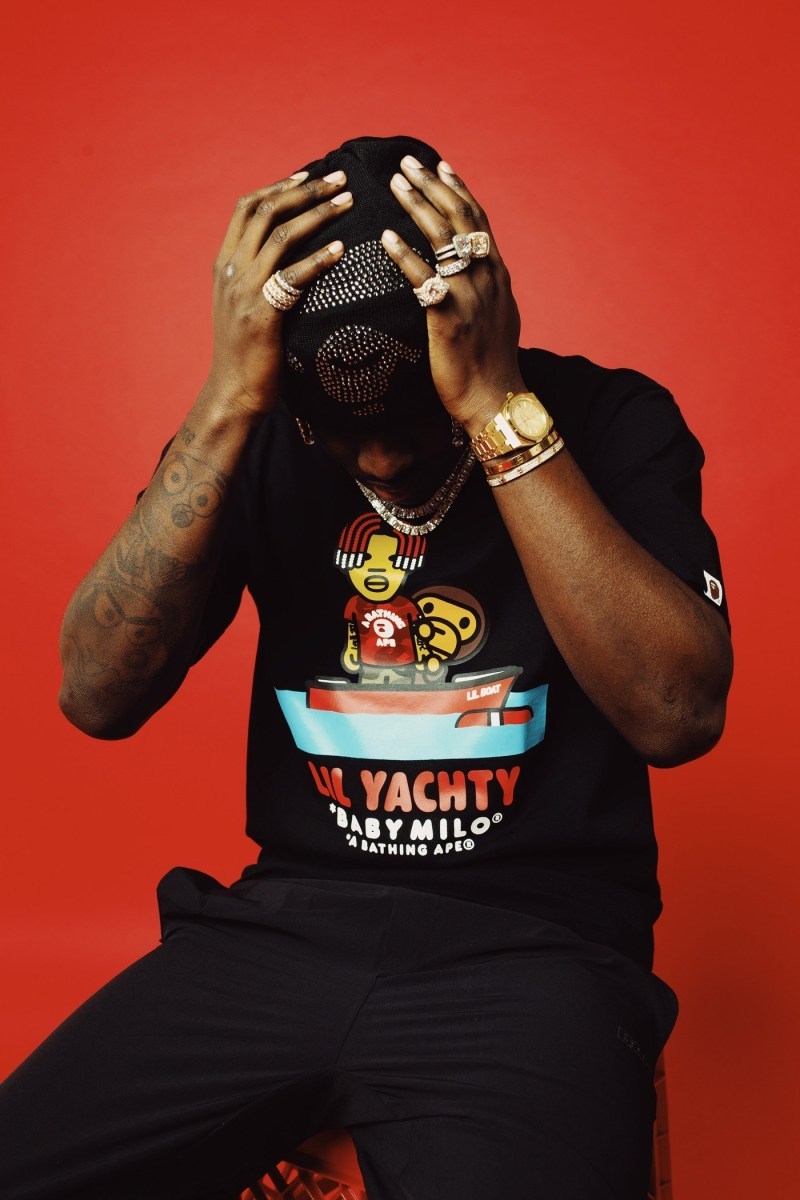 携手人气 rapper lil yachty !a bathing ape 推出全新合作系列