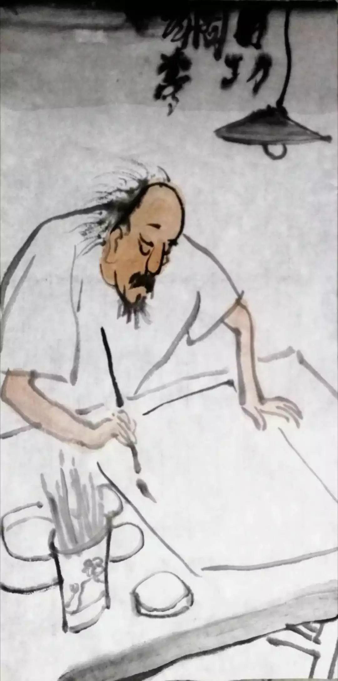 因为,读译木水墨人物画,你得用中国画的人文精神去审视,去打量.