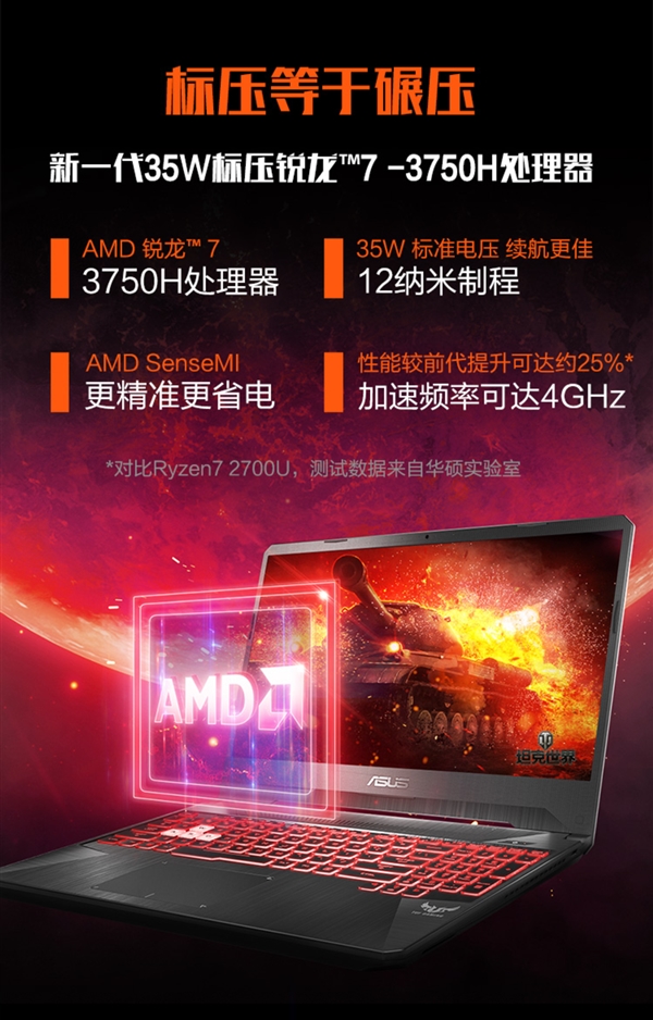 AMD锐龙游戏本惊现极限低价：华硕飞行堡垒7大跳水