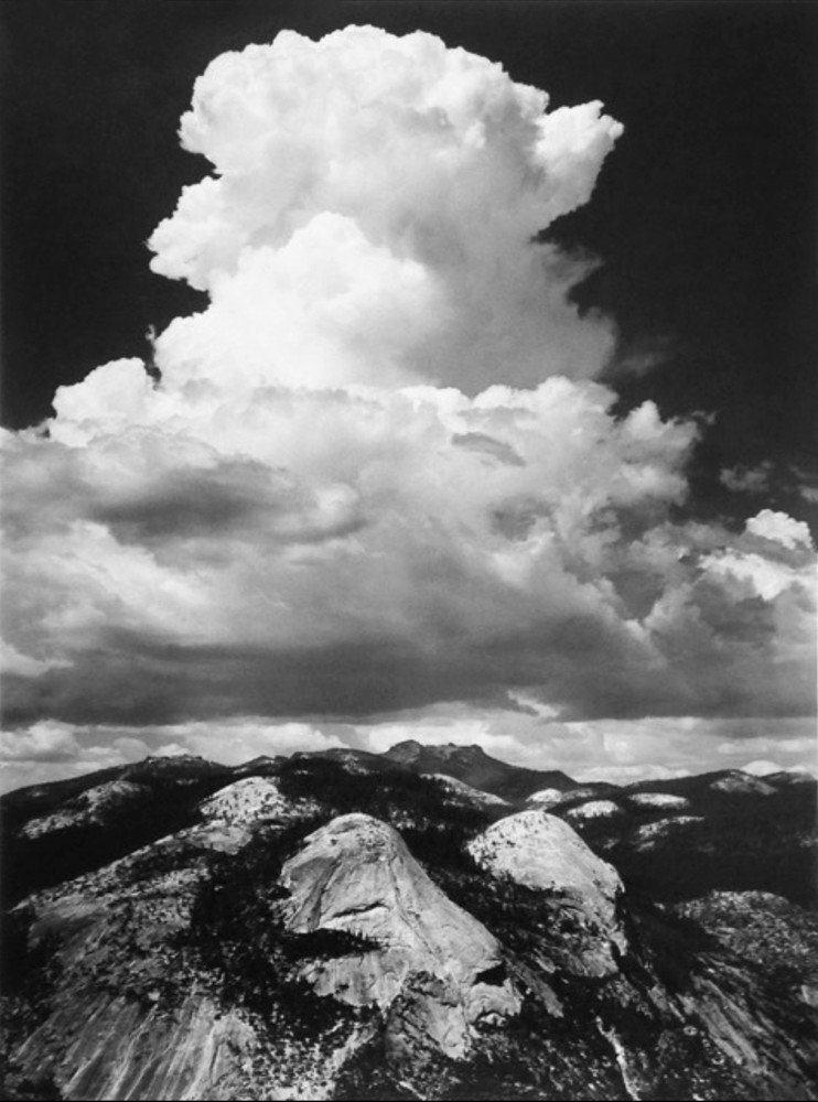 thunderhead from glacier point 安塞尔亚当斯 1940年