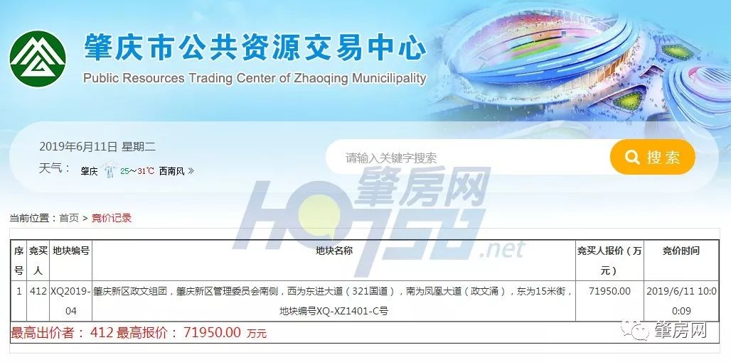 时代中国,挺进肇庆新区!7.19亿摘管委会旁77亩商住靓地!__凤凰网