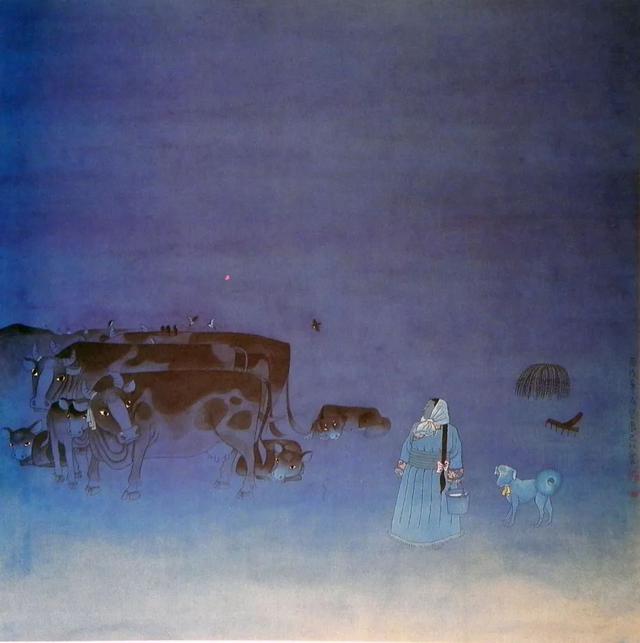 灵动典雅|刘金贵工笔人物画赏析