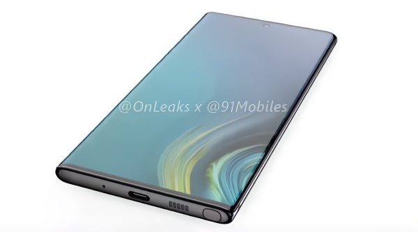 三星Note10渲染图