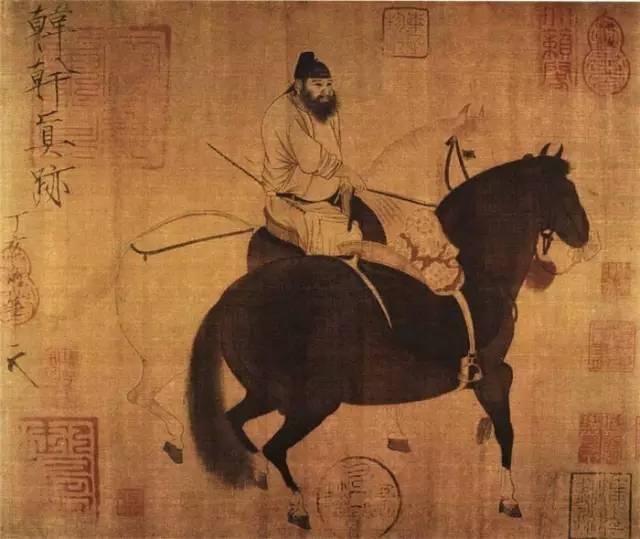 唐·韩幹 牧马图