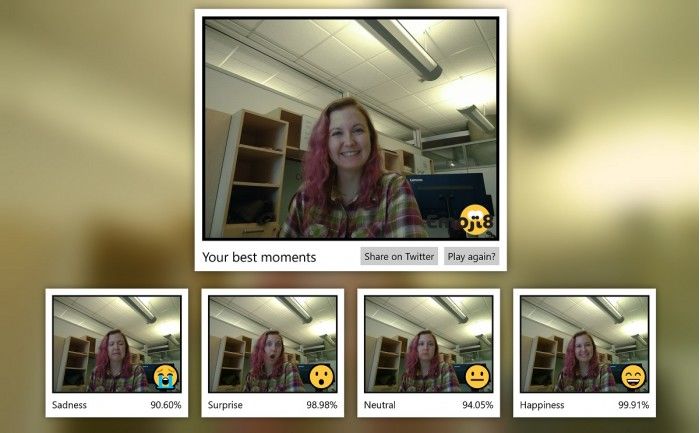 微软Emoji8应用程序使用机器学习来测试你的面部表情