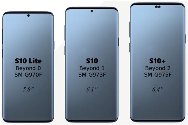 三星Galaxy S10系列曝光：三款机型 三种屏幕尺寸