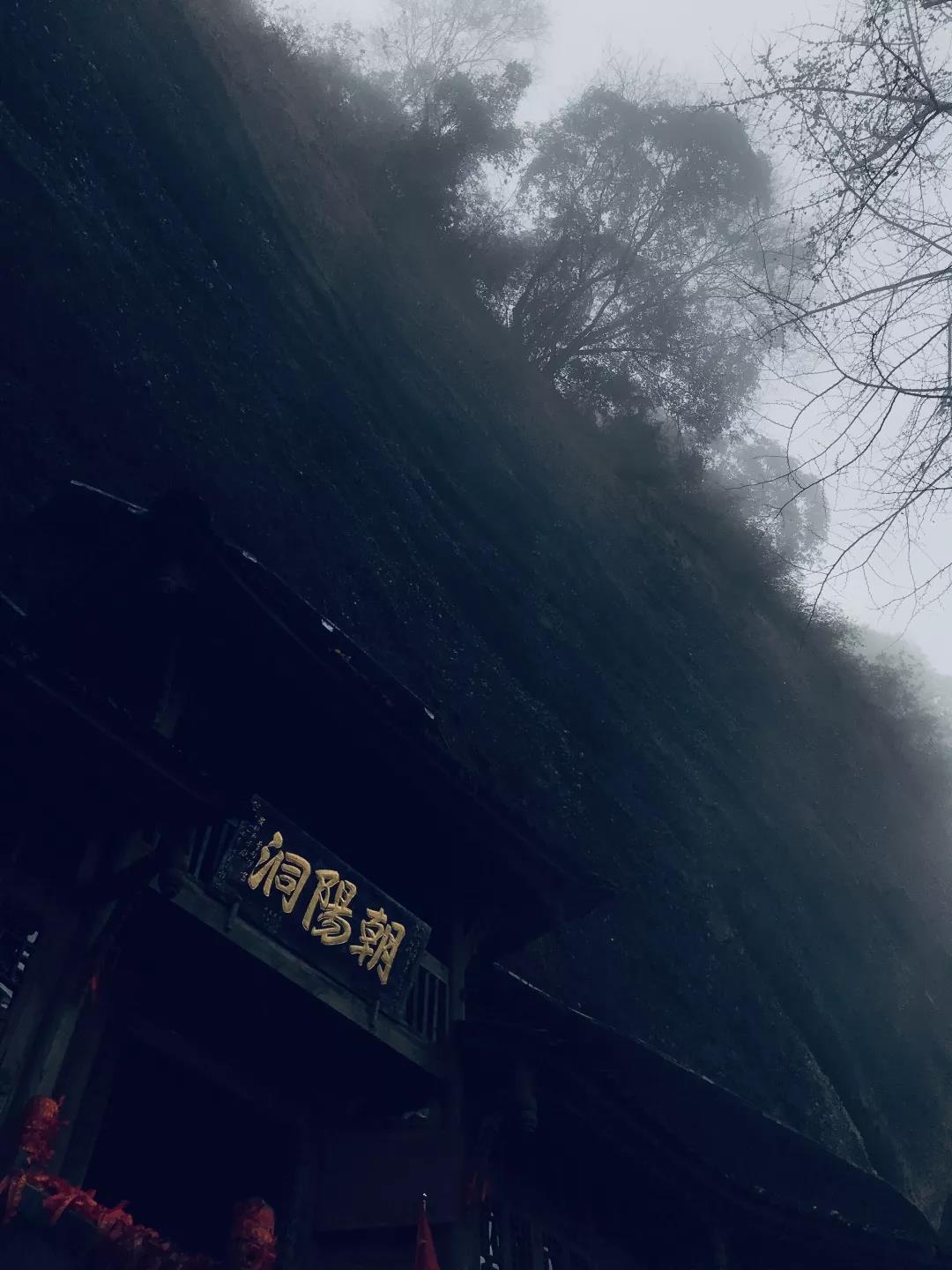 乱逛 如果下雪，我就想跑进青城山的迷雾