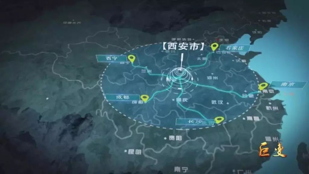 大西安高速环线将包含周边城市,其中包含咸阳,渭南.