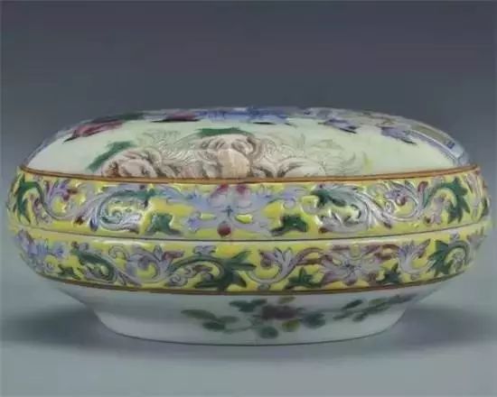 五彩印泥盒