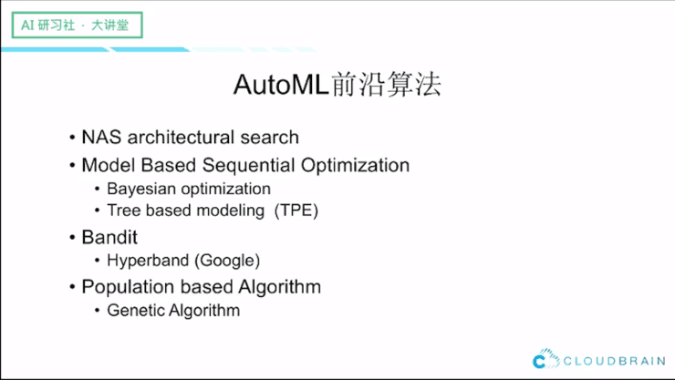 云脑科技徐昊：AutoML 工程实践与大规模行业应用 | AI研习社104期大讲堂总结
