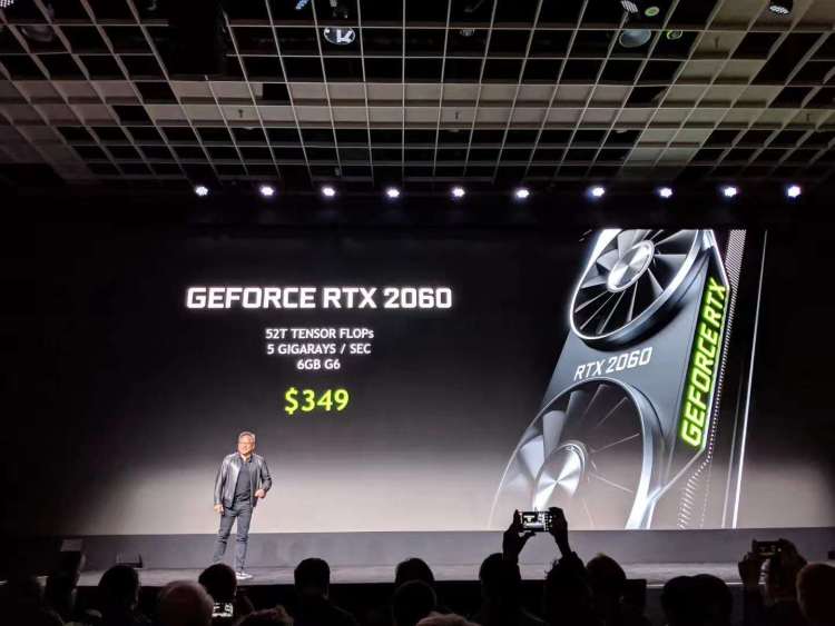 NVIDIA发布RTX 2060 6GB显卡：349美元起