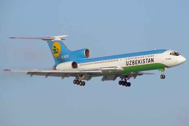 下图,乌兹别克斯坦航空的图-154m 下图,伊朗航空之旅的图-154m 下图