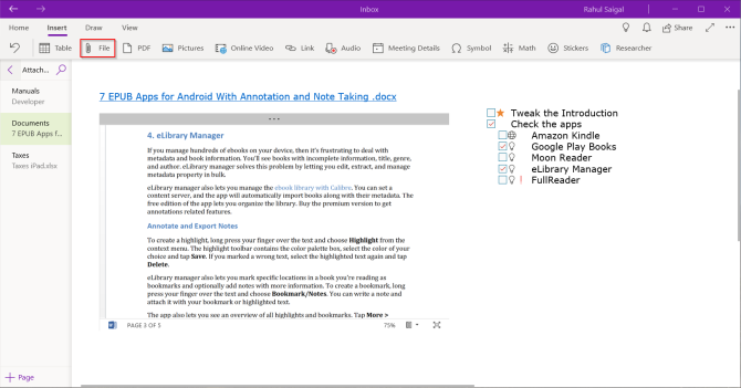 制作待办事项列表以及附件
