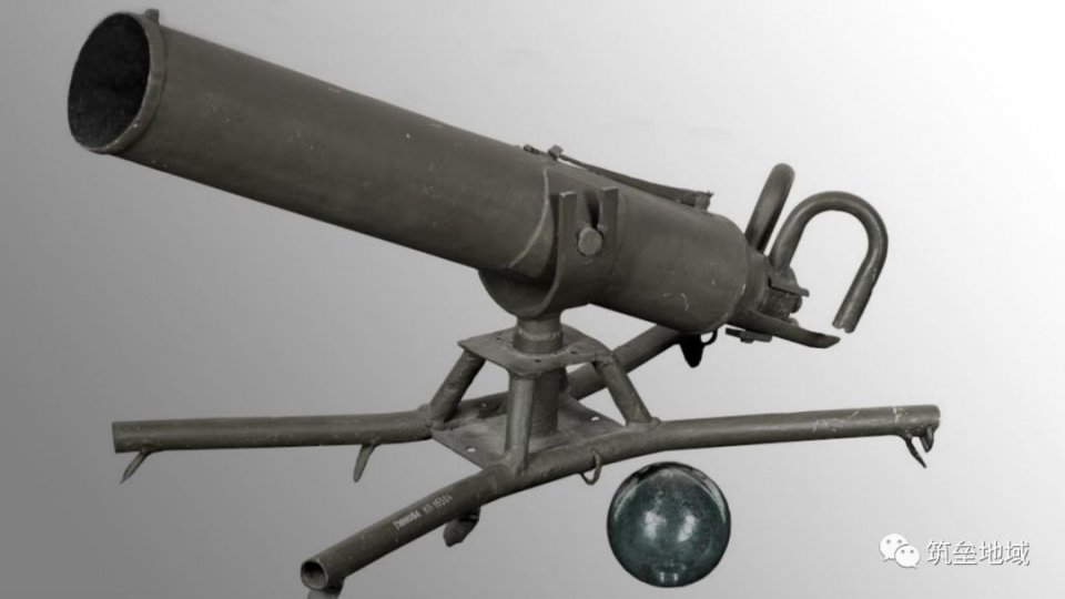 战争历史 正文  ▲上图被称为安普洛梅特1941年式迫击炮的模型图和