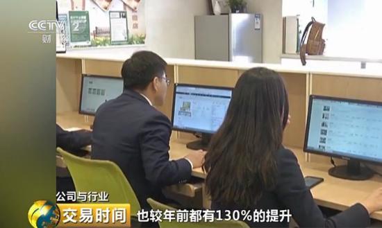 北京海淀区某房地产中介：我们网上的日均浏览量，也较年前都有130%的提升。