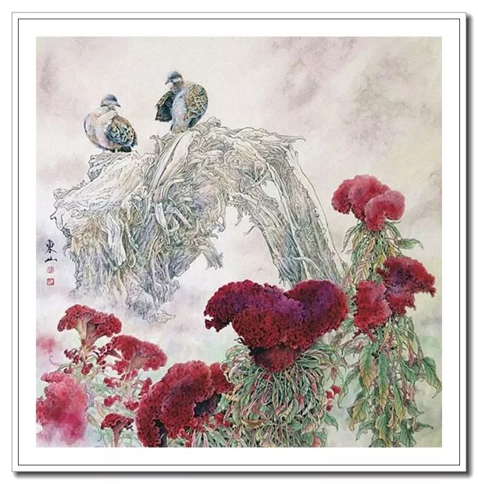 以工写神--陈东山工笔花鸟画