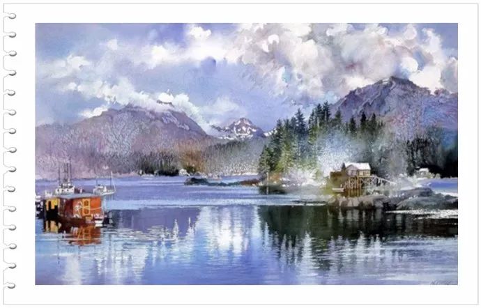 如梦如景--美国画家NitaEngle水彩画