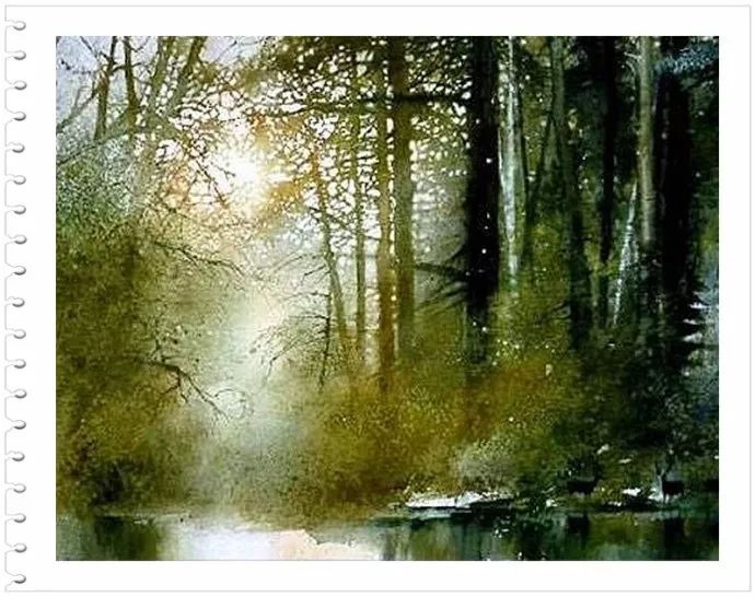 如梦如景--美国画家NitaEngle水彩画