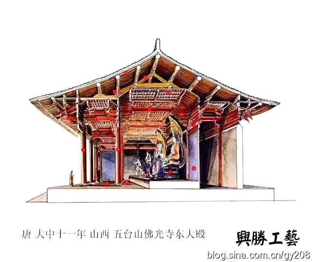 叹为观止的中国古建筑内部解析结构图，古人太牛了！__凤凰网