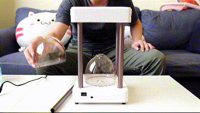 颠覆牛顿定律，水滴脱离地心引力逆流而上， 这台时光沙漏净化器逆了天了｜智慧星球