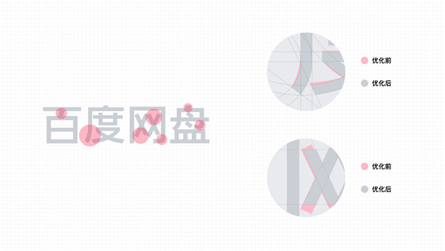 百度网盘品牌LOGO字体调整