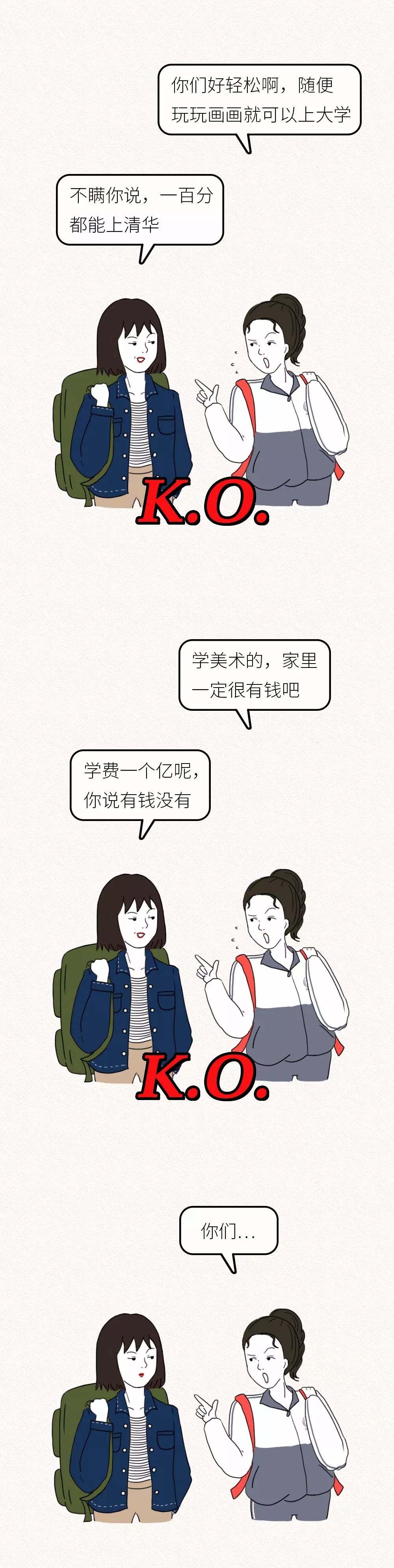 美术生的世界，没有容易二字。