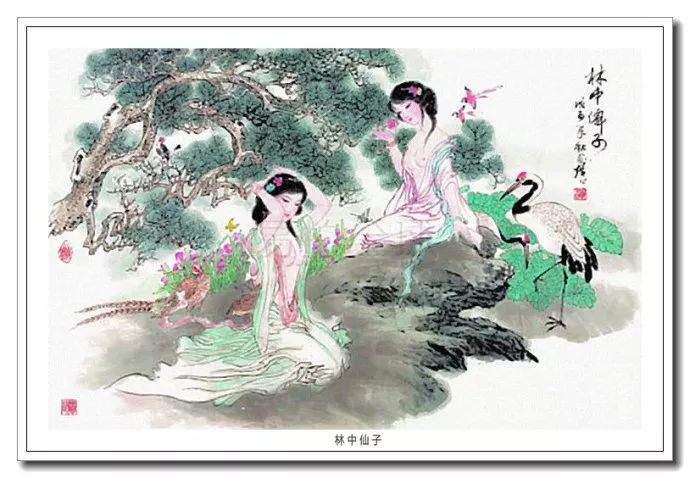 意象雅秀--郑家声古典仕女画