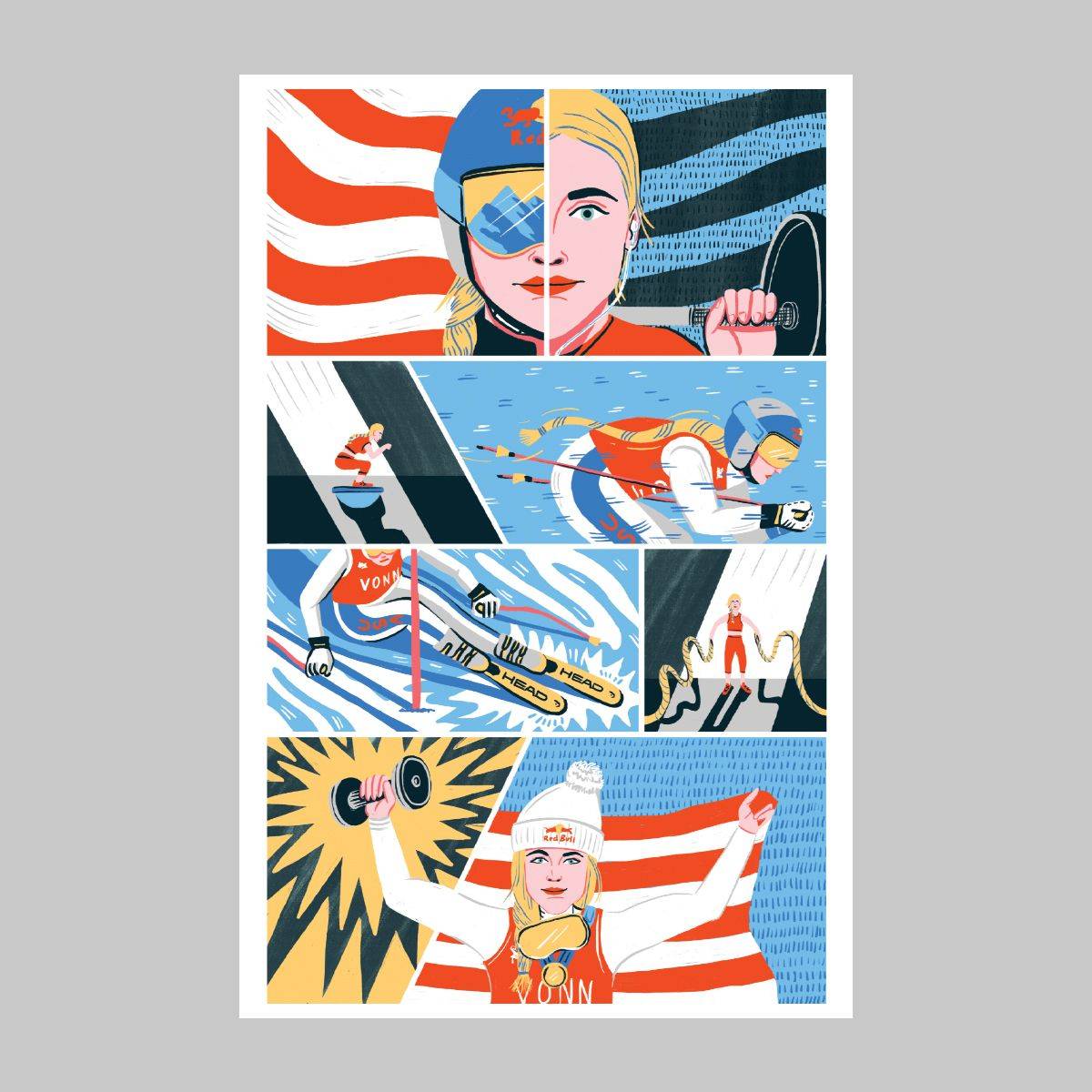 胡德(jennifer hood)二人组,布鲁克林插画家卡里·范德·游艇(cari