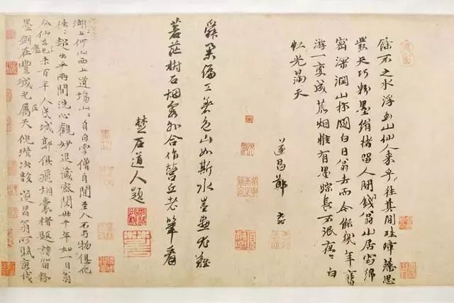 如此好的一幅古画 竟然被盖了300多方印章(图)