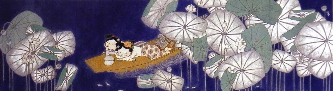 灵动典雅|刘金贵工笔人物画赏析