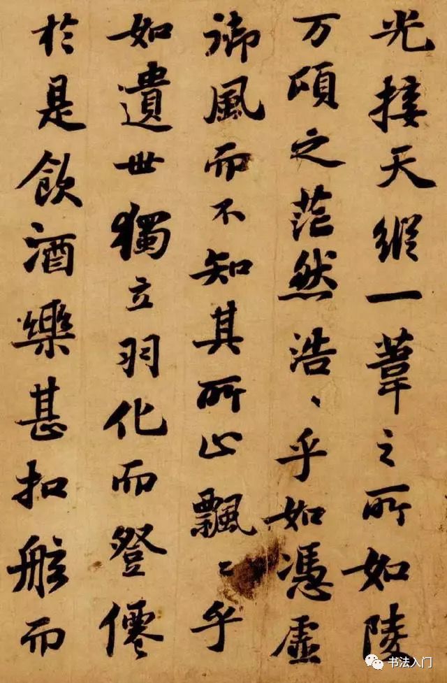 图3:苏轼行楷书《前赤壁赋》局部