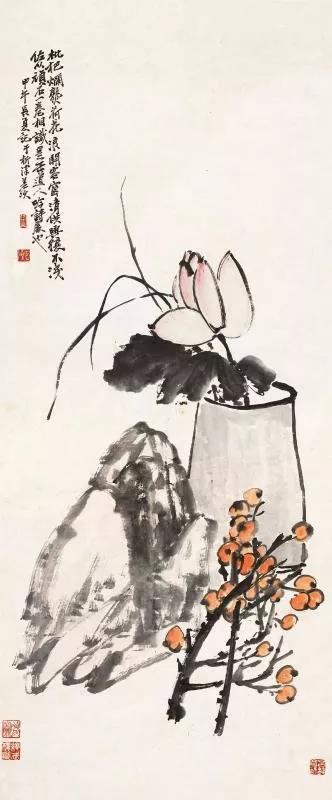 枇杷圖 吳昌碩 吴昌硕画枇杷- 知乎