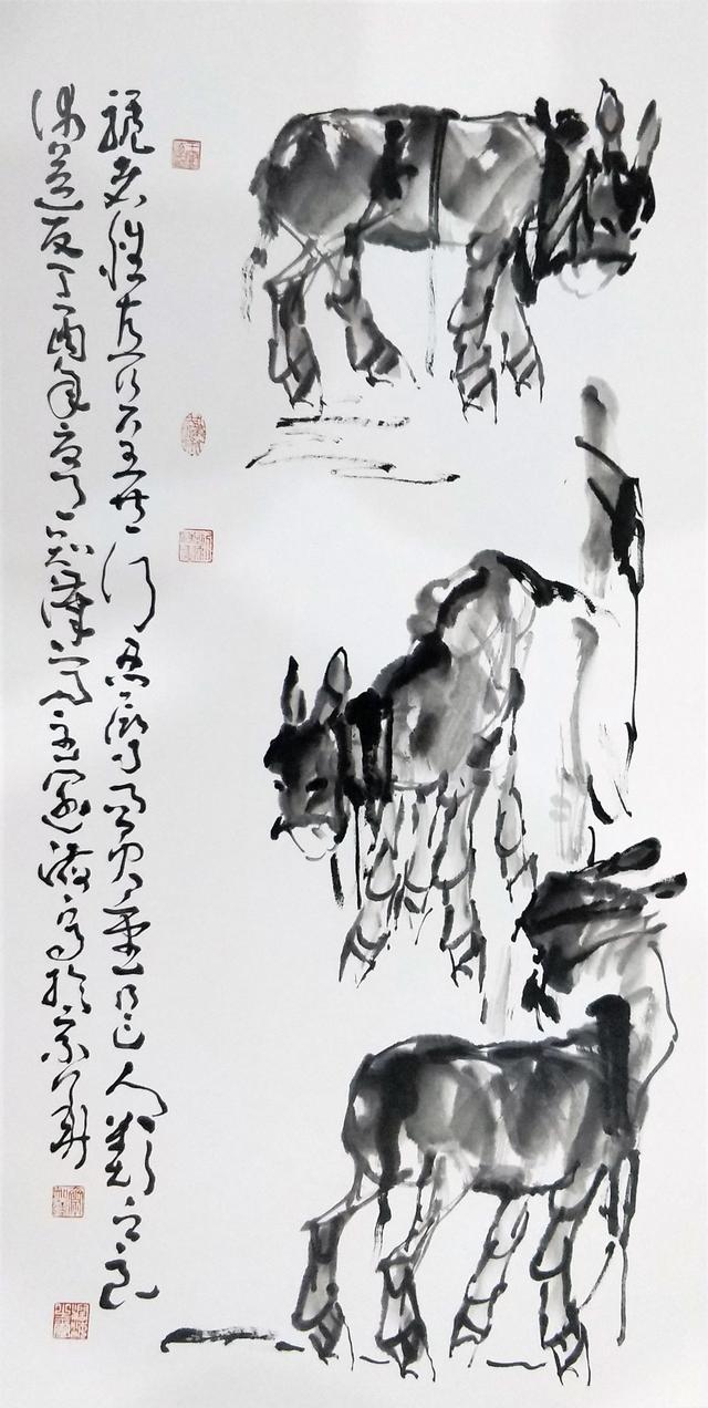 赏王阔海先生的《毛驴画》作品__凤凰网