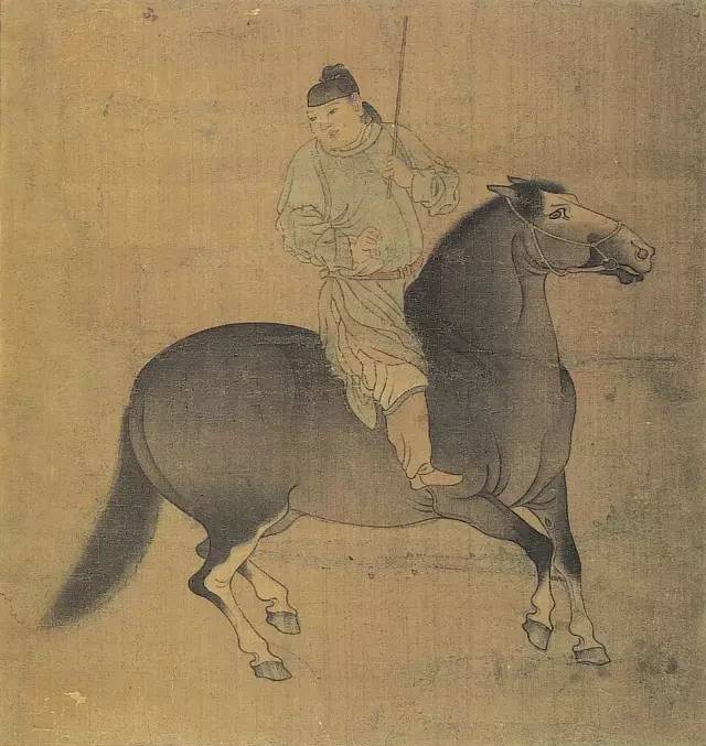 元赵孟頫 进马图