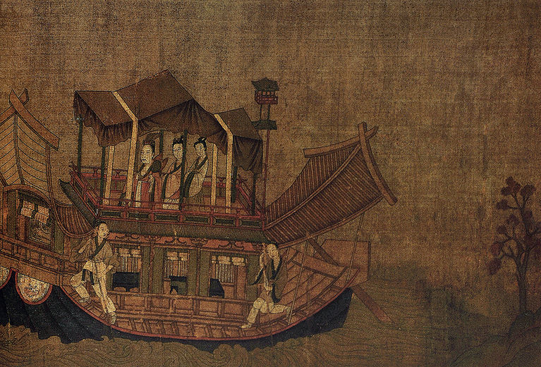 东晋 顾恺之 洛神赋图(宋摹本) 局部之四