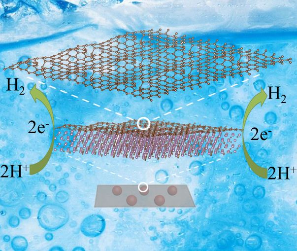 石墨烯波纹助力电催化析氢mo2c富缺陷氮掺杂碳纳米片