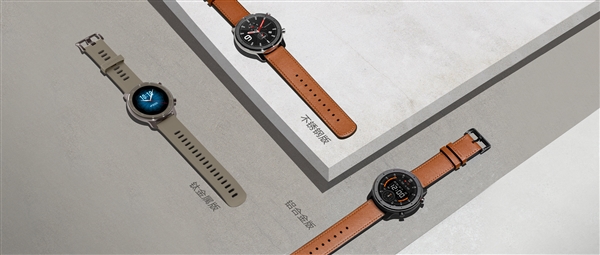 华米发布Amazfit GTR智能手表：首次钛金属、74天超长续航