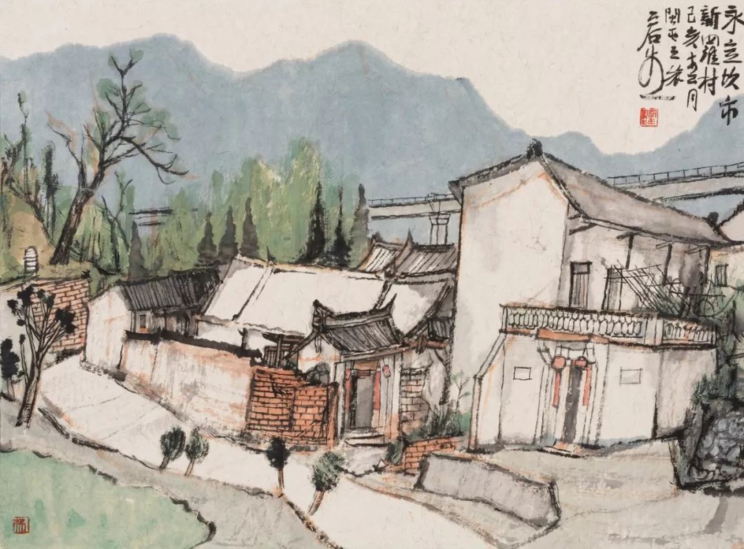 中国国家画院艺术家林容生不落纤尘之明澈评林容生的画