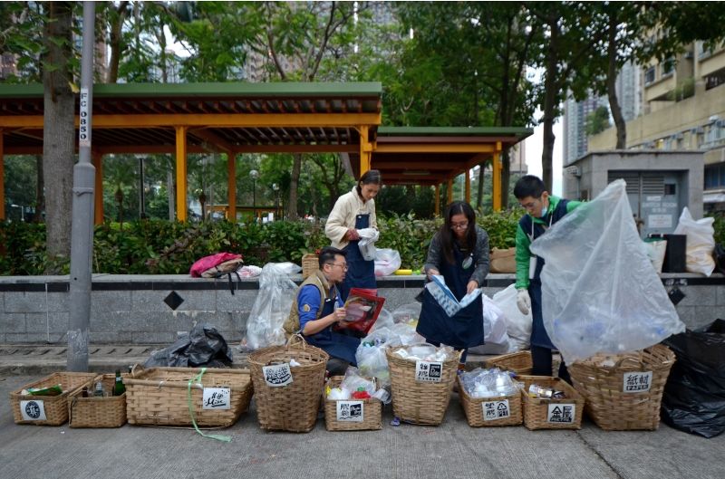 香港居民的街頭實驗：垃圾站變身環保大趴，掀起一陣「減廢之風」 健康 第1張