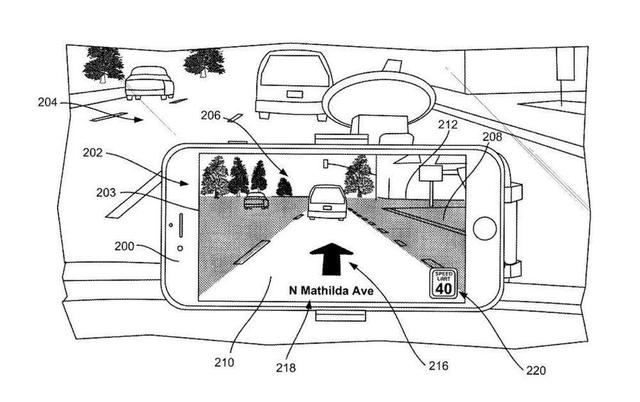 苹果又申专利：AR增强现实地图导航系统