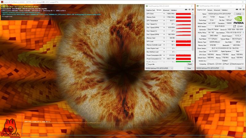 索泰非公RTX 2060/2070 Super评测：低温低噪音的典范