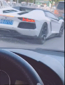 嗯,没毛病,看到豪车一定要保持车距