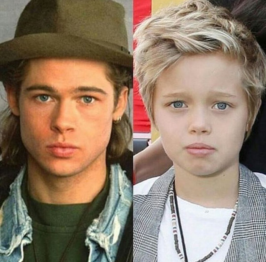 12岁身高1米7，茱皮亲生的大女儿Shiloh是越长越帅气了