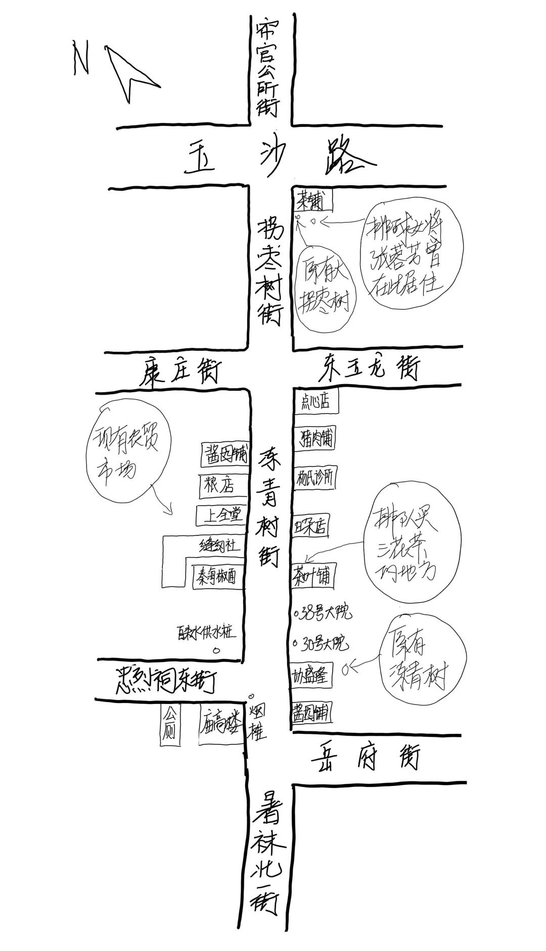 他用60幅手绘地图记录成都街巷的过往和现在